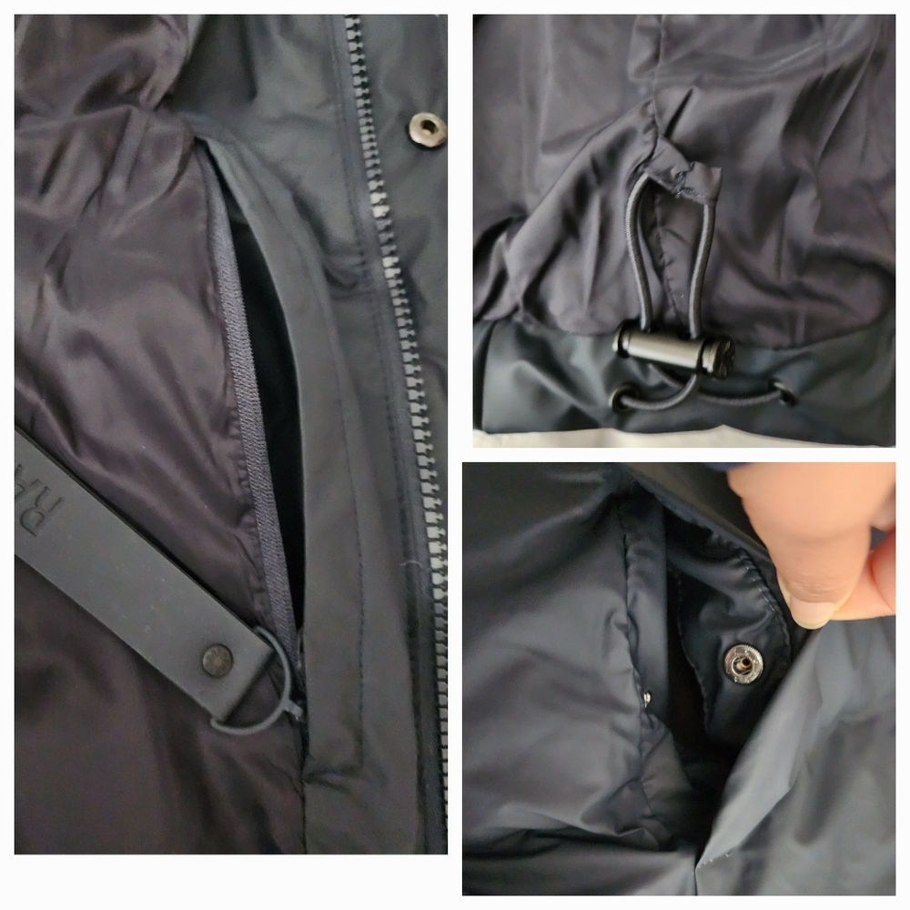RAINS Insulated Puffer Vest ~NAVY ~MEDIUM **NEW - Picture 6 of 12